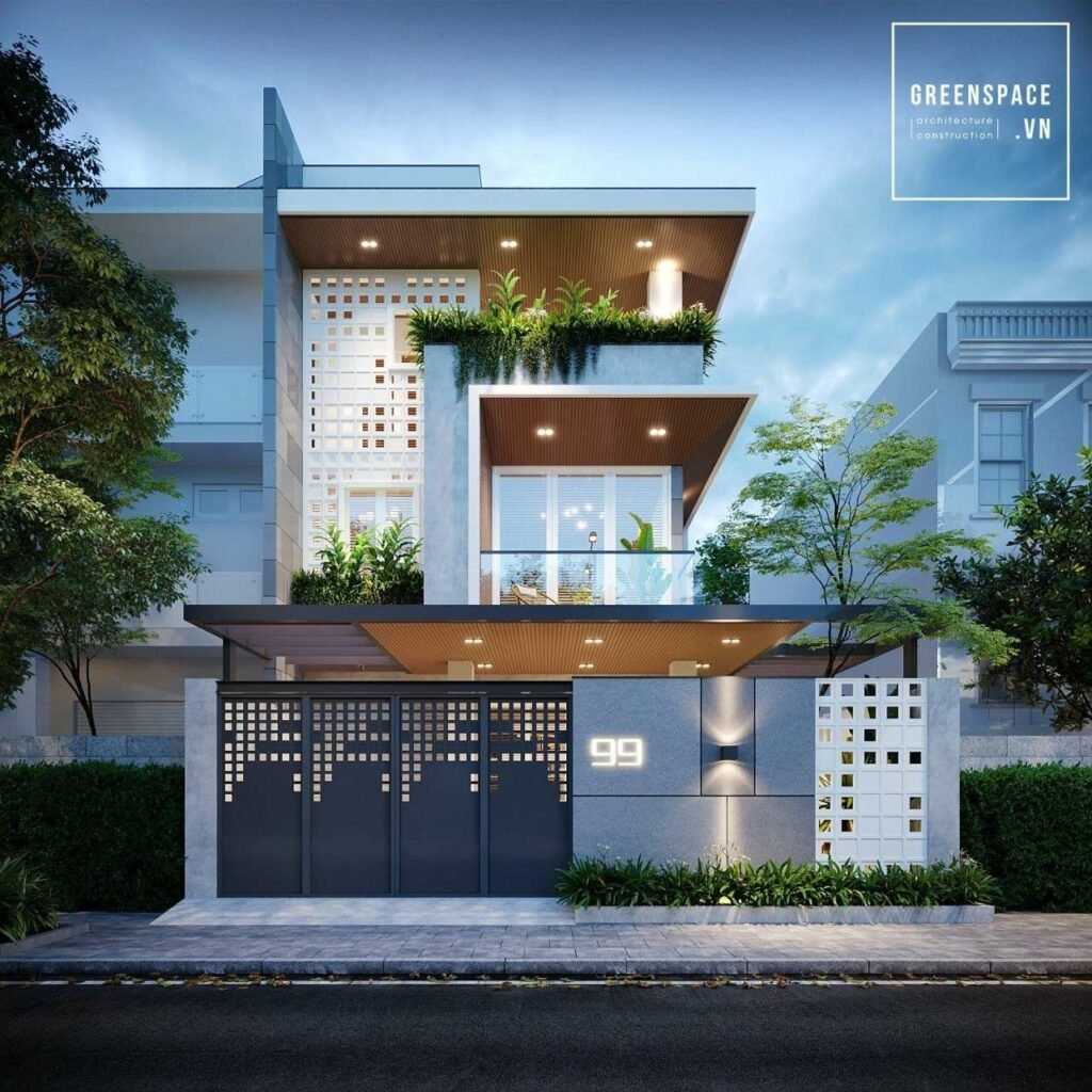 Biệt thự phố Vũng Tàu - Hiện đại, tinh giản, sang trọng