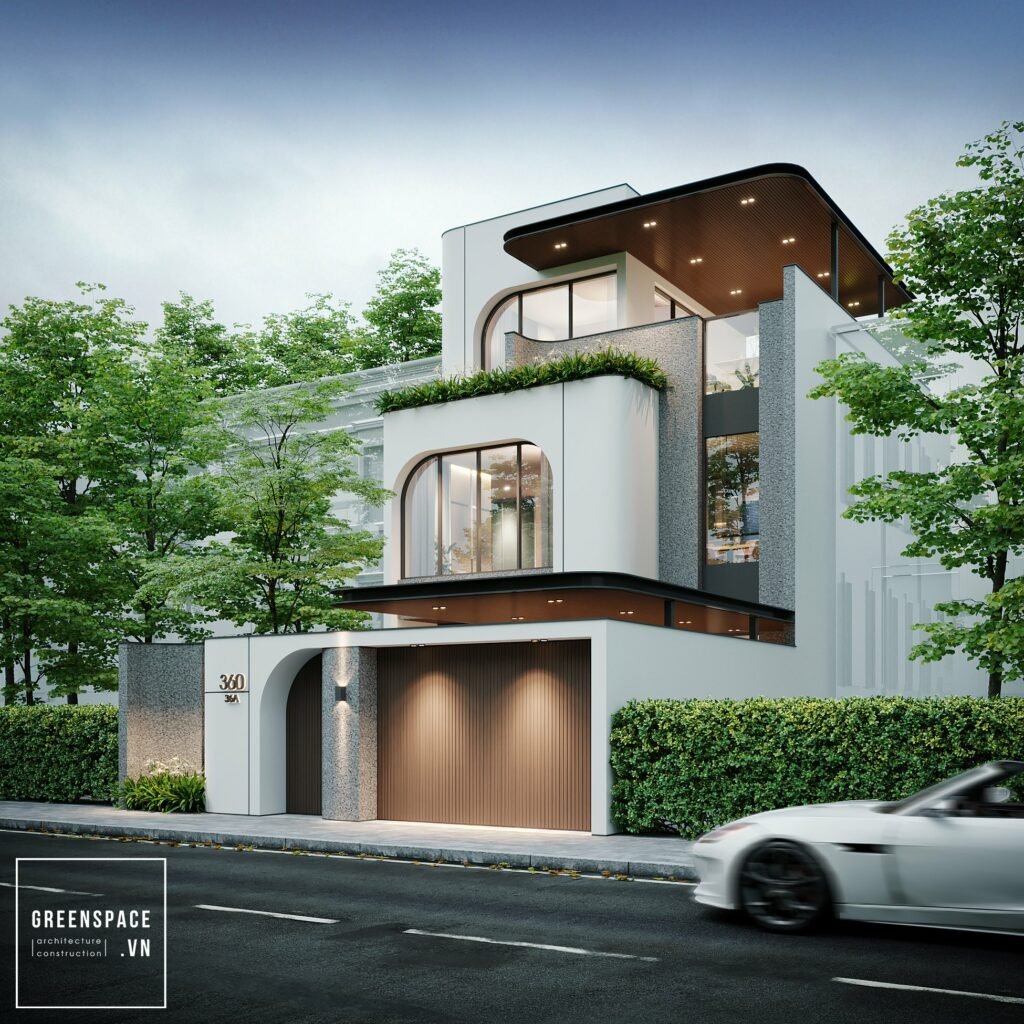 Kiến trúc nhà phố 3 tầng Vũng Tàu
