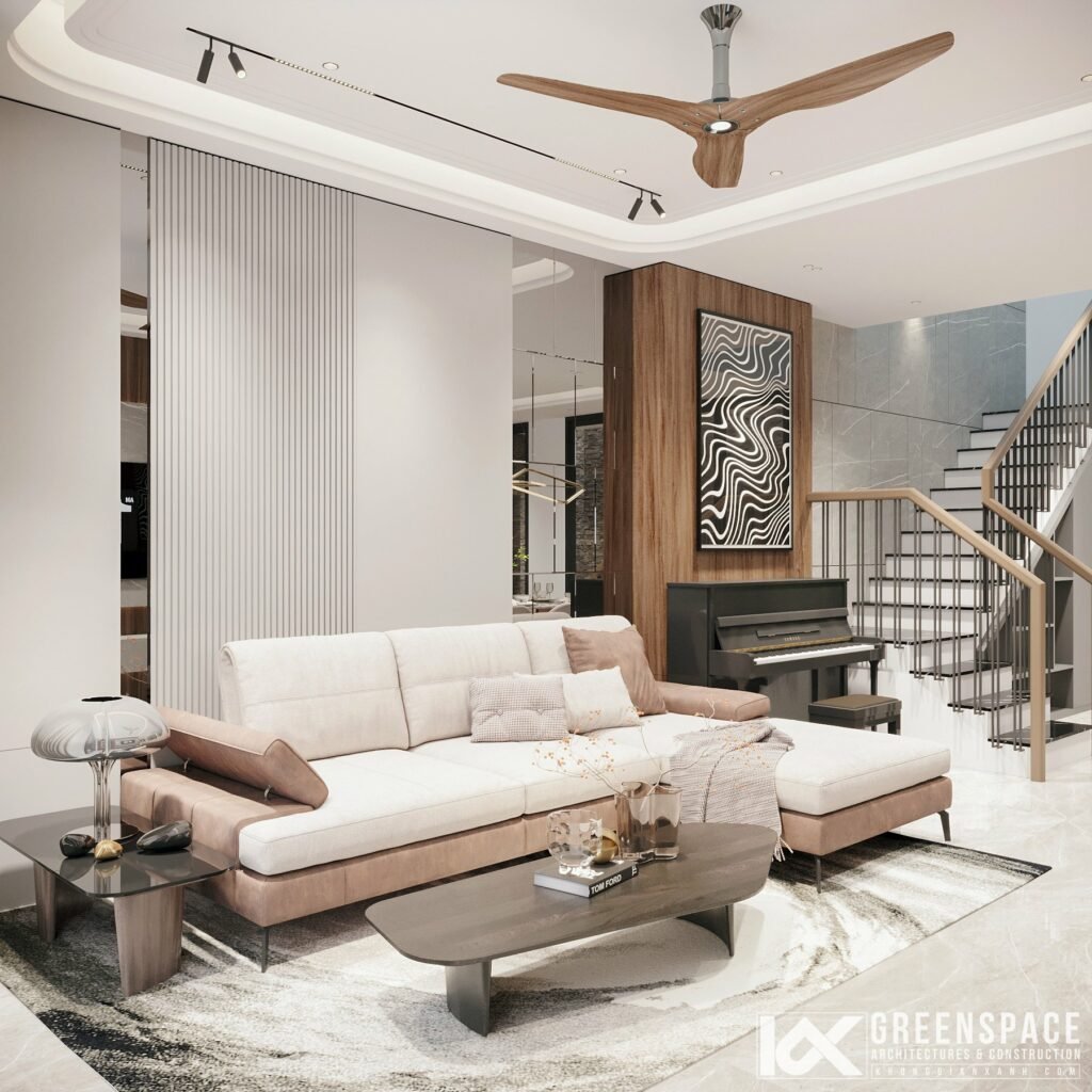 Ứng dụng hệ lam vào thiết kế nội thất nhà phố