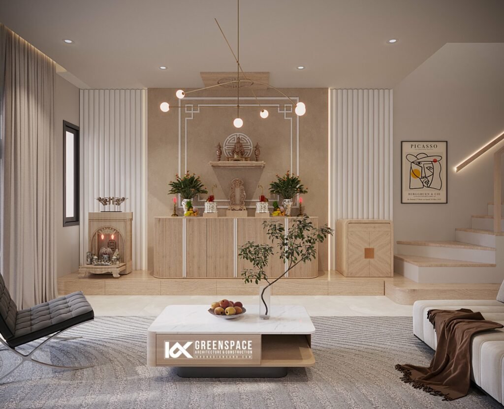 Thiết kế và thi công nhà ở kết hợp kinh doanh tại Vũng Tàu hình khách bếp 1