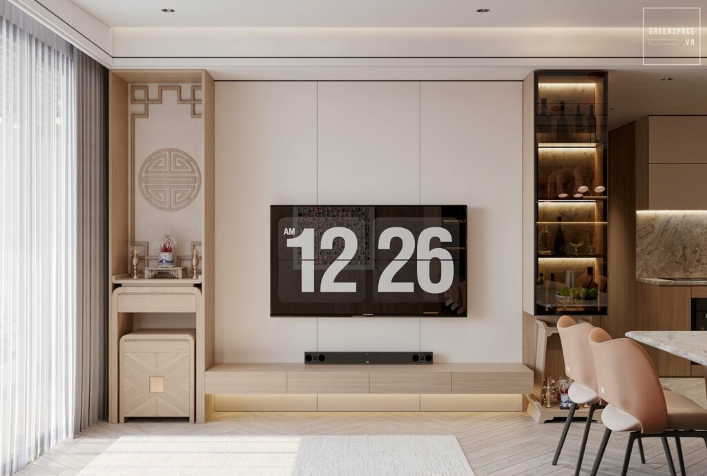 Nội thất căn hộ Vũng Tàu Centre Point - khách bếp (3)