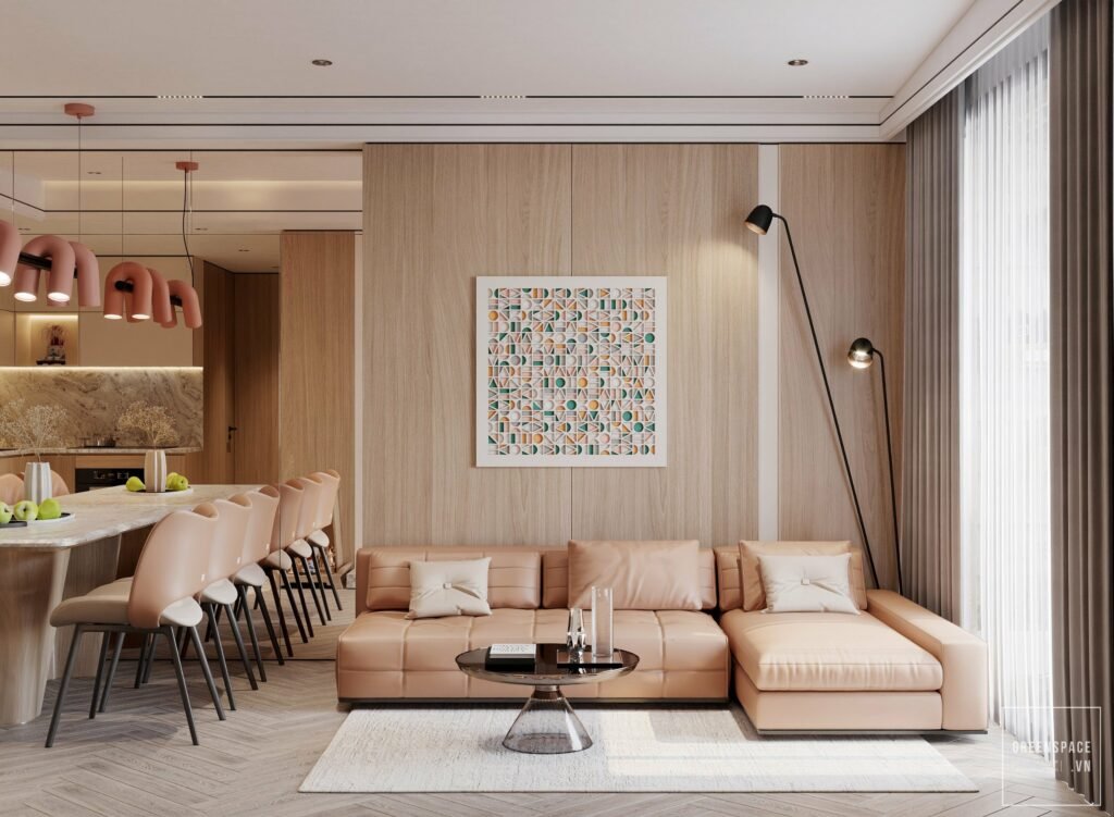 Nội thất căn hộ Vũng Tàu Centre Point - khách bếp (2)