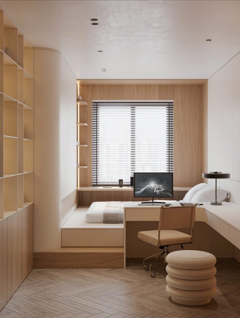 Nội thất căn hộ Vũng Tàu Centre Point - phòng ngủ master (2)