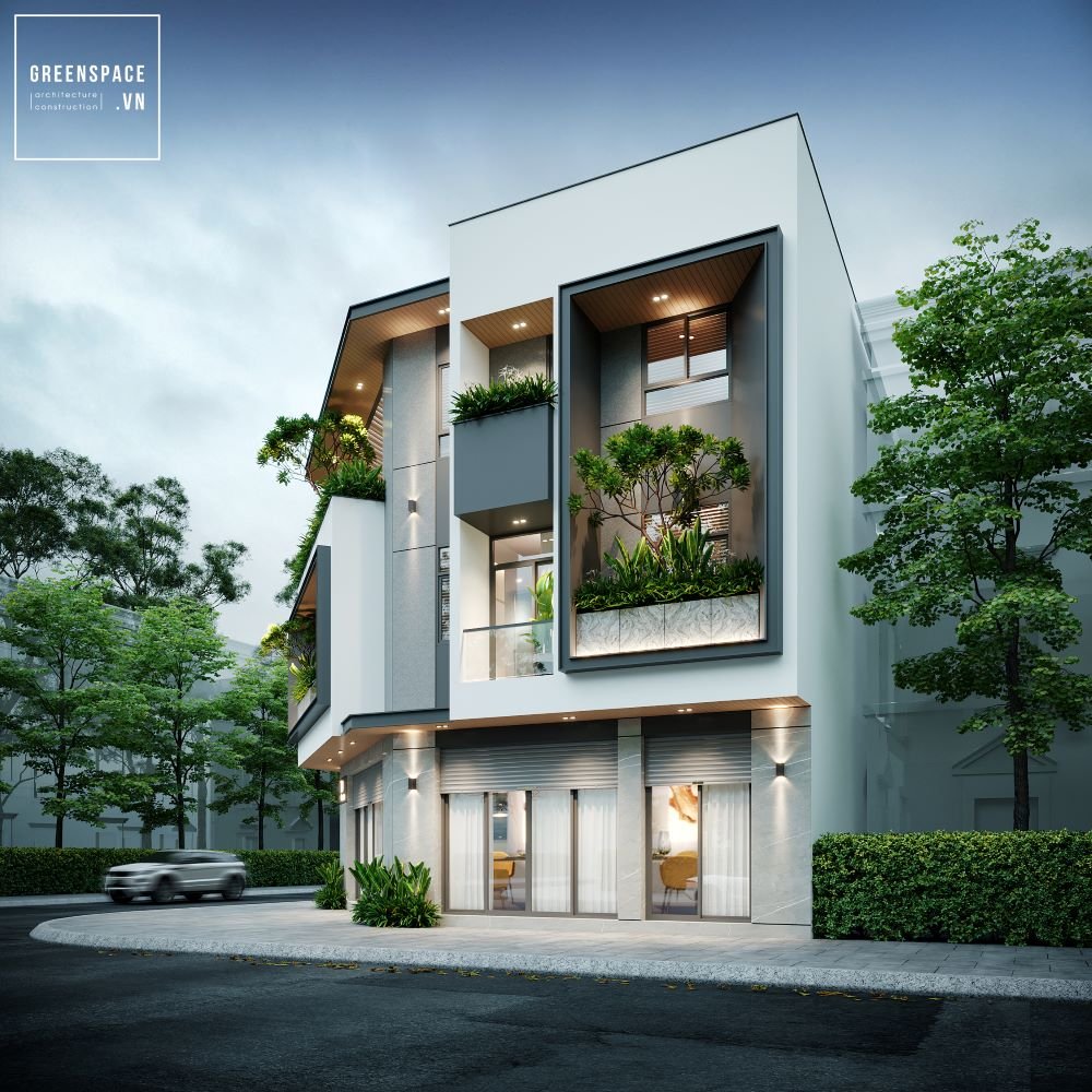 Thiết kế ở nhà ở Vũng Tàu hai mặt tiền đẹp