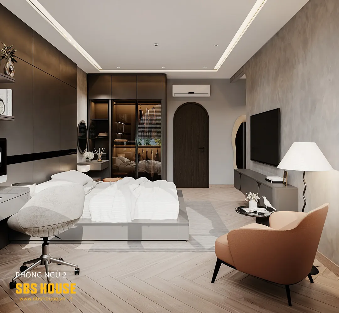 Cửa vòm tạo điểm nhấn mềm mại, tăng cường lưu thông không khí