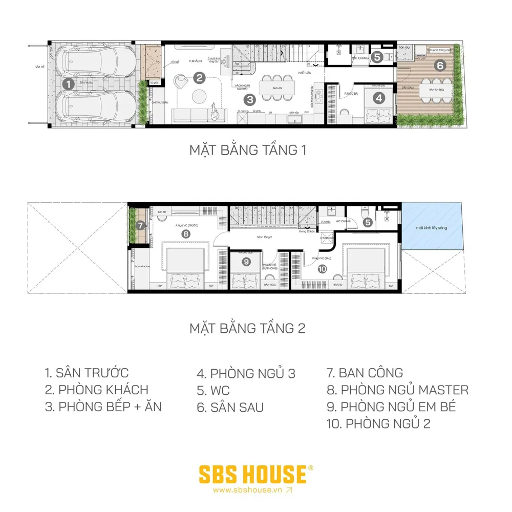 Mặt bằng công năng khoa học, phù hợp nếp sống gia đình