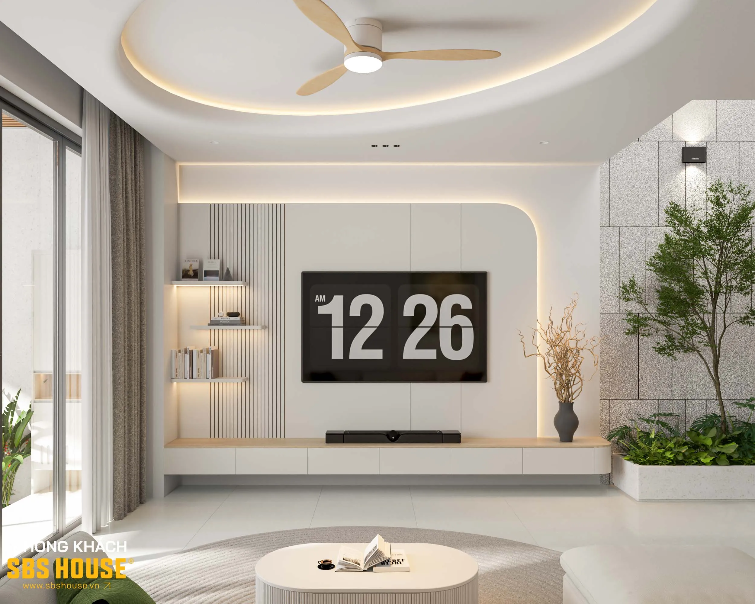 Các góc bo cong không chỉ tạo nét thẩm mỹ mà còn đảm bảo an toàn, mang lại cảm giác gần gũi và dễ chịu.