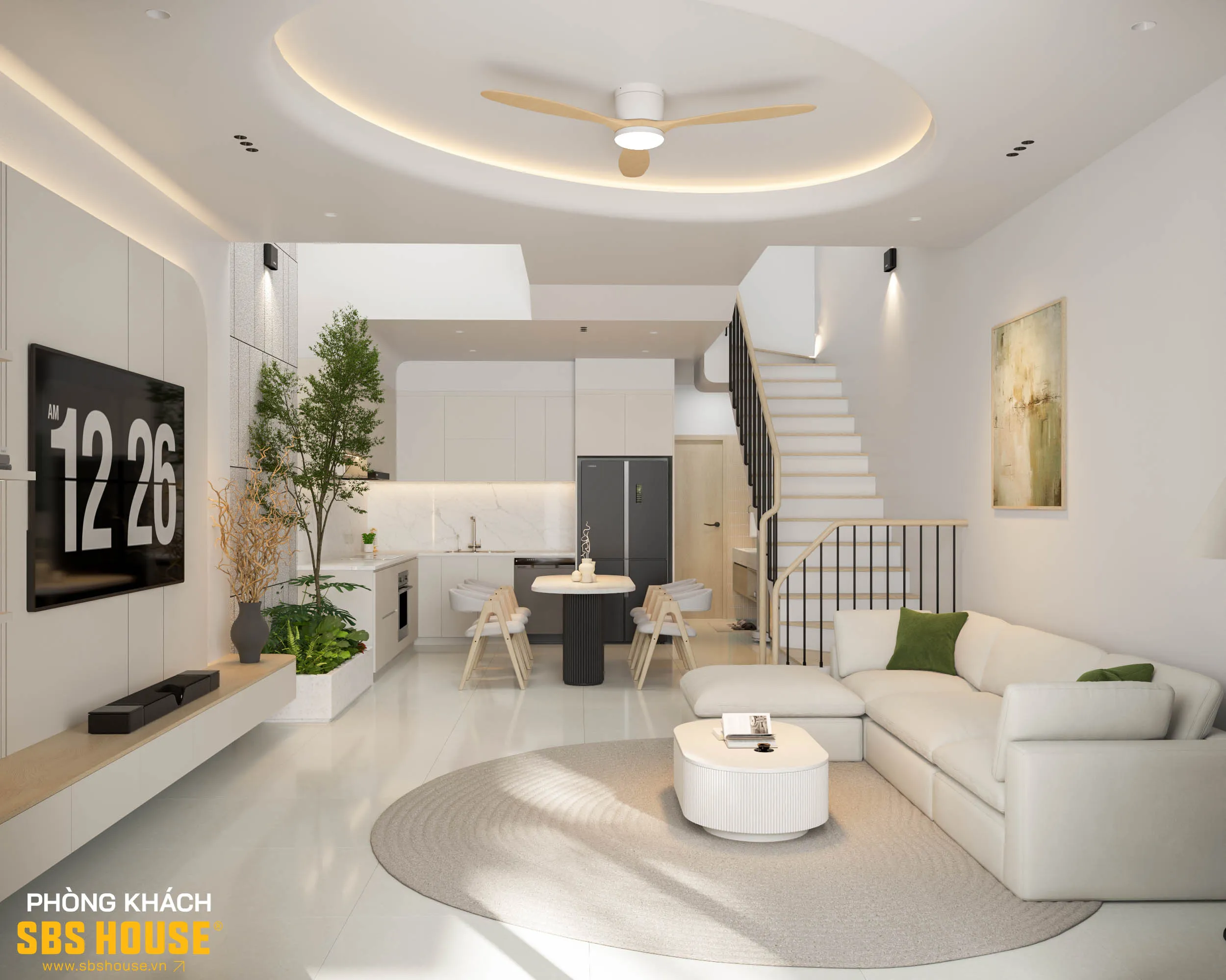 Sự tinh giản trong thiết kế, với mỗi chi tiết đều được tính toán tỉ mỉ để vừa đẹp, vừa tiện nghi cho cuộc sống hiện đại.