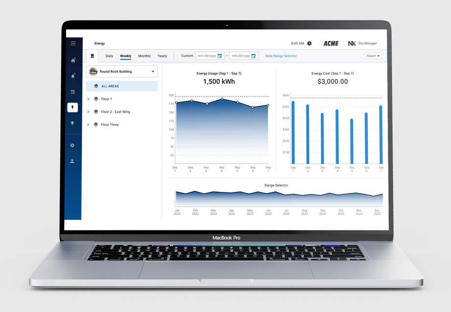 Trình quản lý trang web NX trên máy tính xách tay