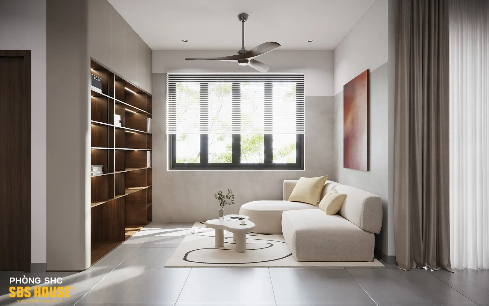 Khu vực sinh hoạt chung.