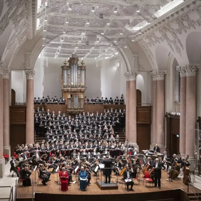 Eton School Hall building interior, England, UK