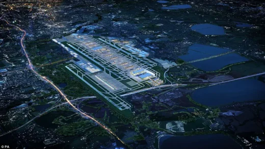 Heathrow Airport Third Runway Proposal, London, UK