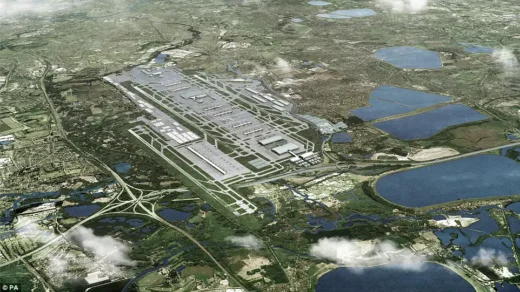 Heathrow Airport Third Runway Proposal, London, UK