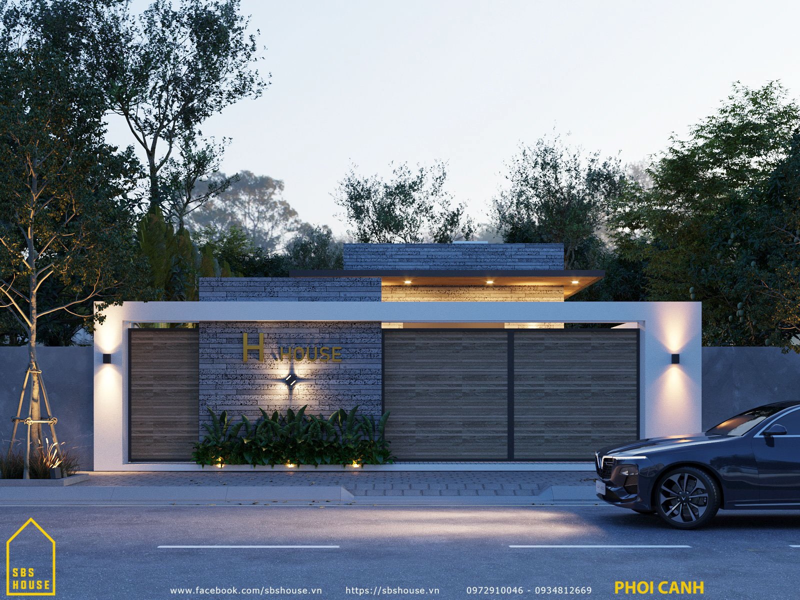 mẫu nhà cấp 4 hiện đại