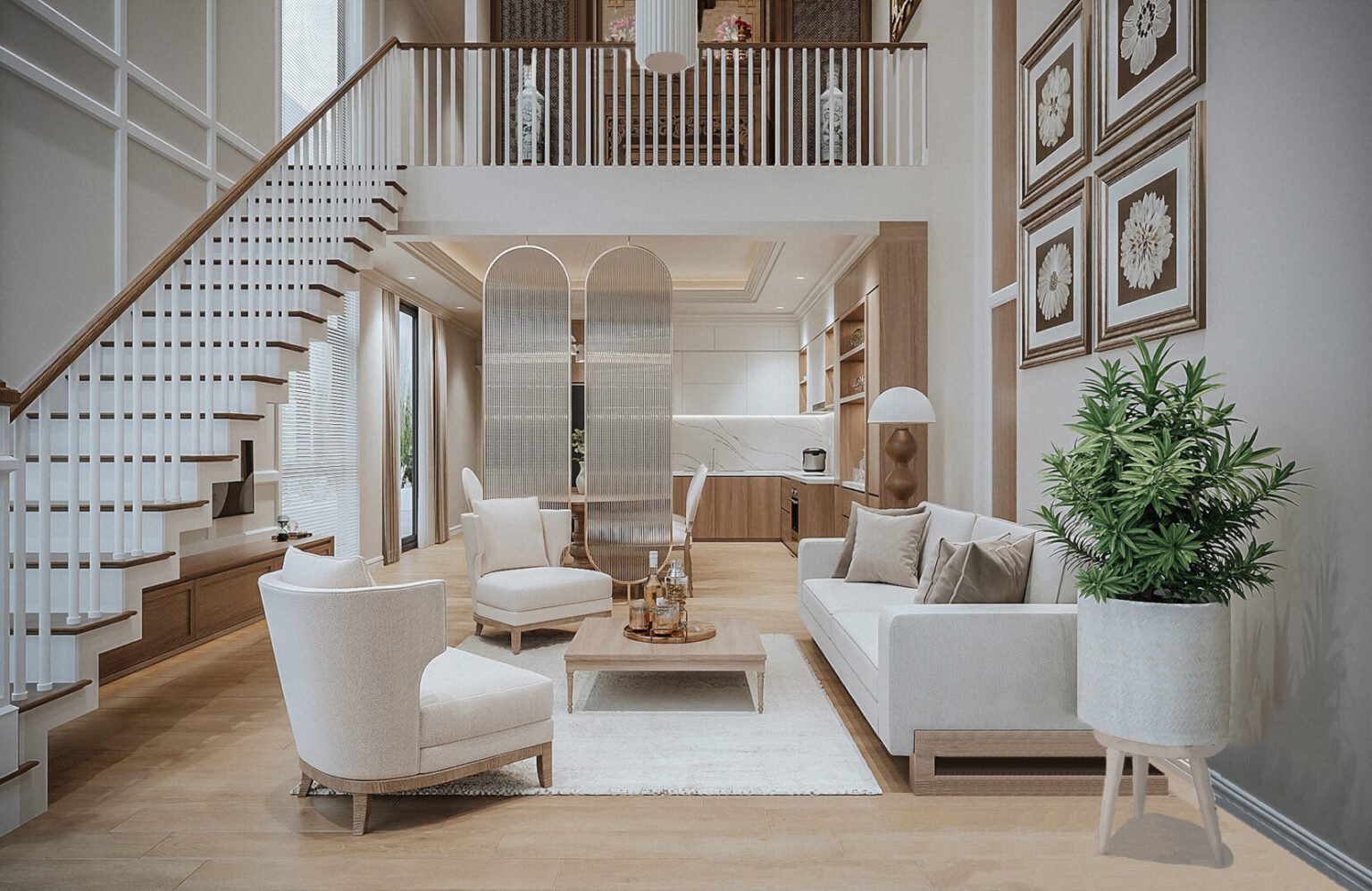 nhà cấp 4 gác lửng