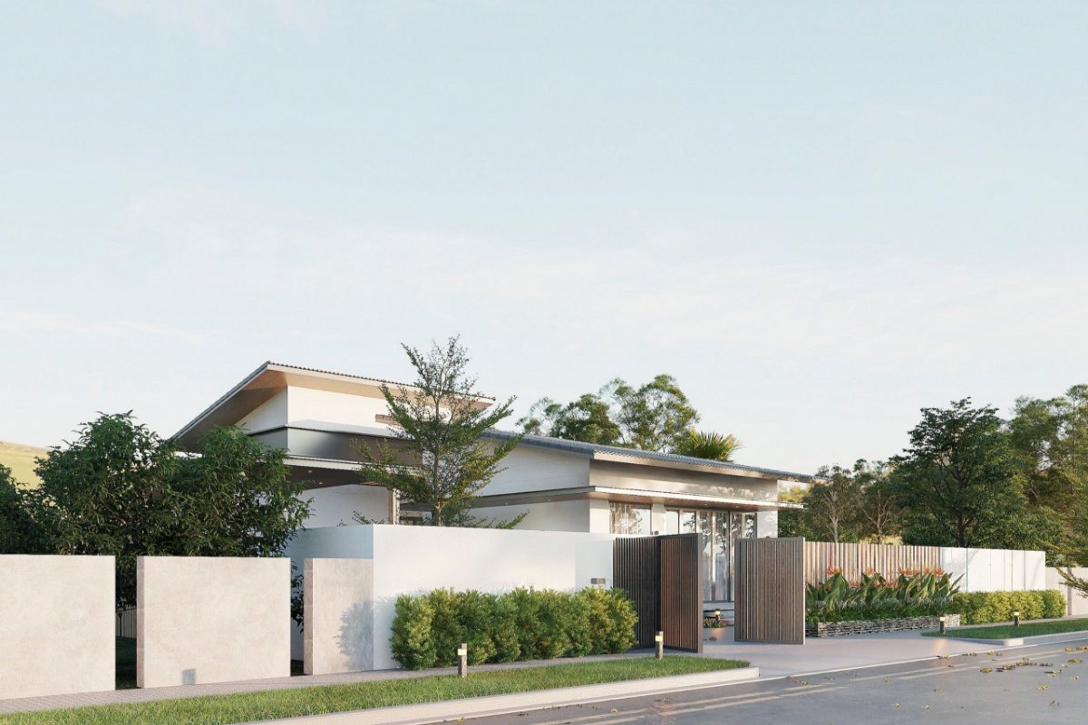 mẫu nhà cấp 4 nông thôn có 3 phòng ngủ