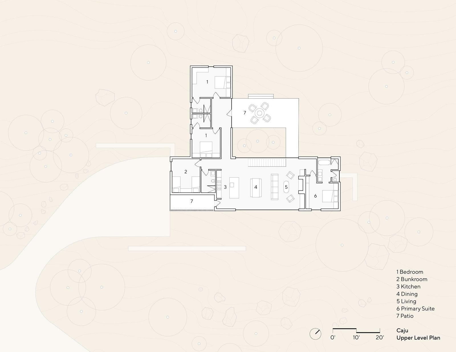 Sơ đồ mặt bằng Caju