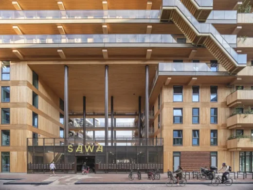 SAWA wooden building Rotterdam timber tower