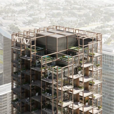 Tháp giao hưởng Dubai UAE Kiến trúc sư Zaha Hadid