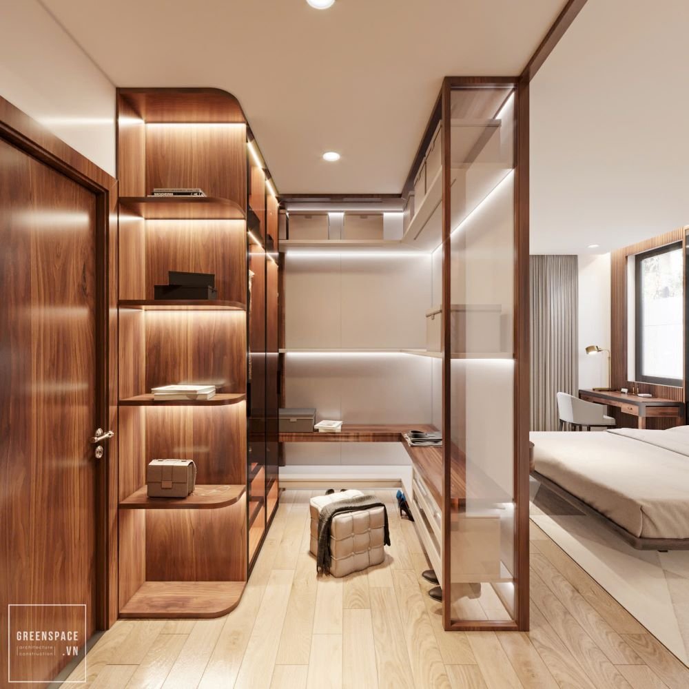 thiết kế nội thất nhà vườn long thành