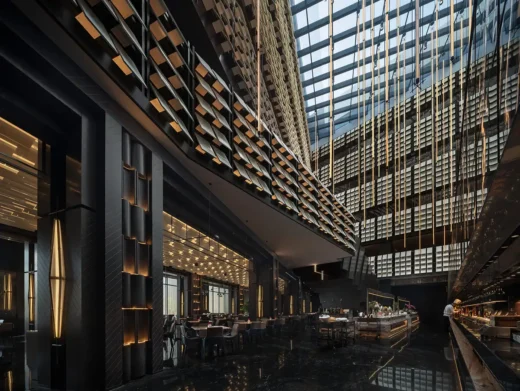 Shanxi Province hot springs accommodation, modern Chinese building