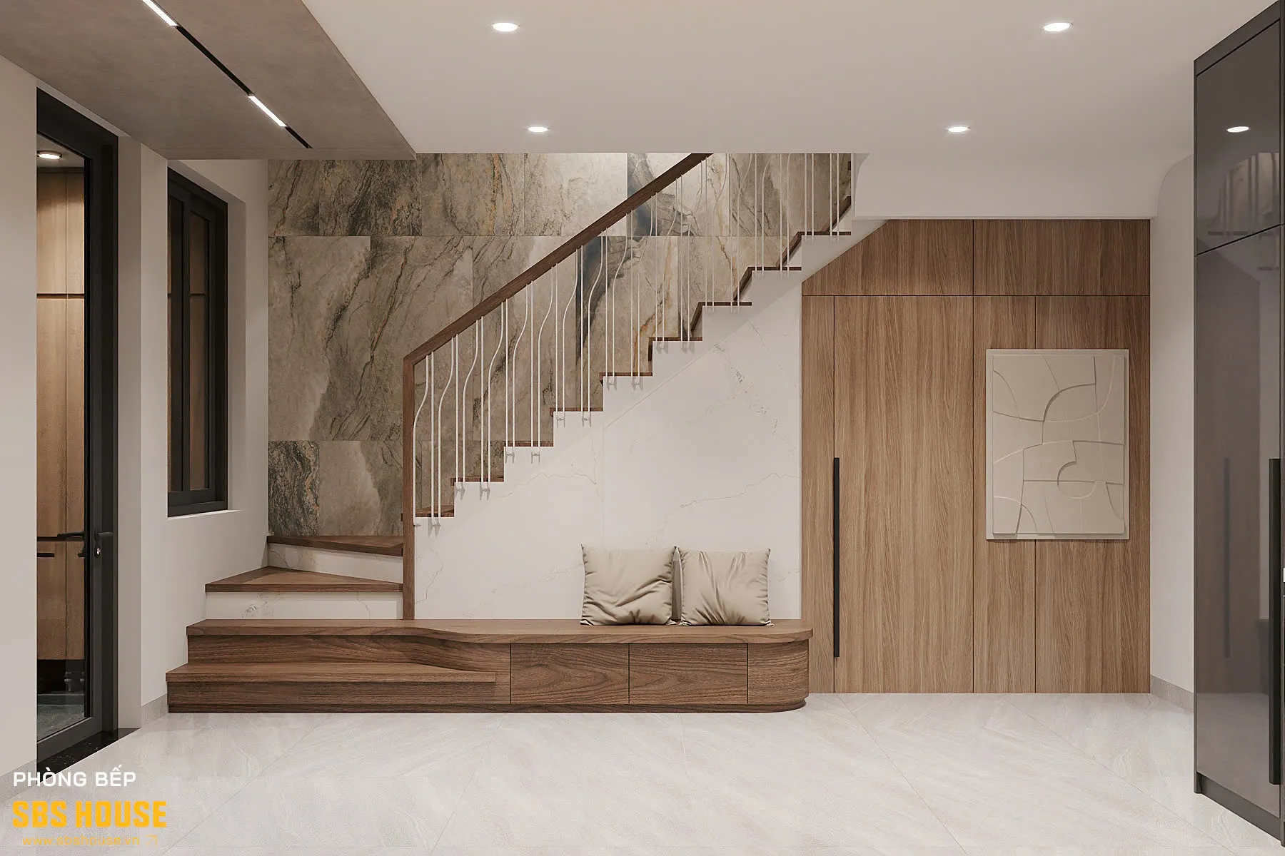 phòng bếp nhà phố