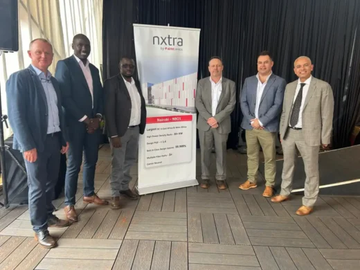 Data centre building at Tatu City, by Kenyan capital Nairobi