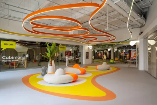 Thiết kế nội thất trung tâm mua sắm MaxCity Budapest của Karim Rashid