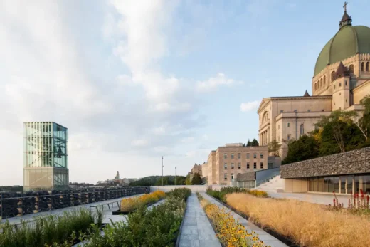 Nhà trưng bày mới cho Nhà nguyện Saint Josephs của Mount Royal Montréal Quebec