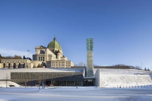 Nhà trưng bày mới cho Nhà nguyện Saint Josephs ở Mount Royal Montréal