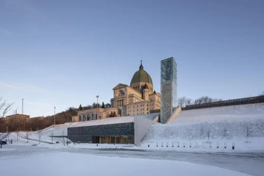 Nhà trưng bày mới cho Nhà nguyện Saint Josephs ở Mount Royal Montréal