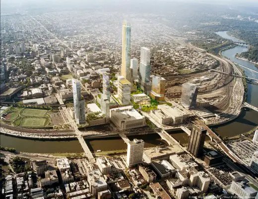 Quận Schuylkill Yards được xây dựng