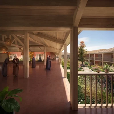 Tu viện Phật giáo Làng Mai miền nam Dordogne nước Pháp