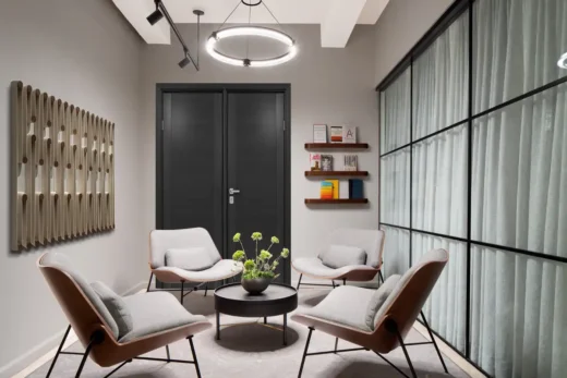 Nội thất văn phòng của Công ty Quan hệ Công chúng Manhattan NY
