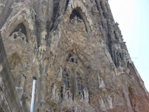 Sagrada Familia của kiến ​​trúc sư Antoni Gaudi