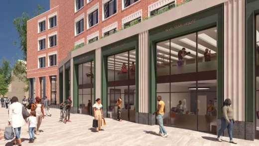 Khách sạn và không gian làm việc Blue Star House Brixton ở Nam Luân Đôn