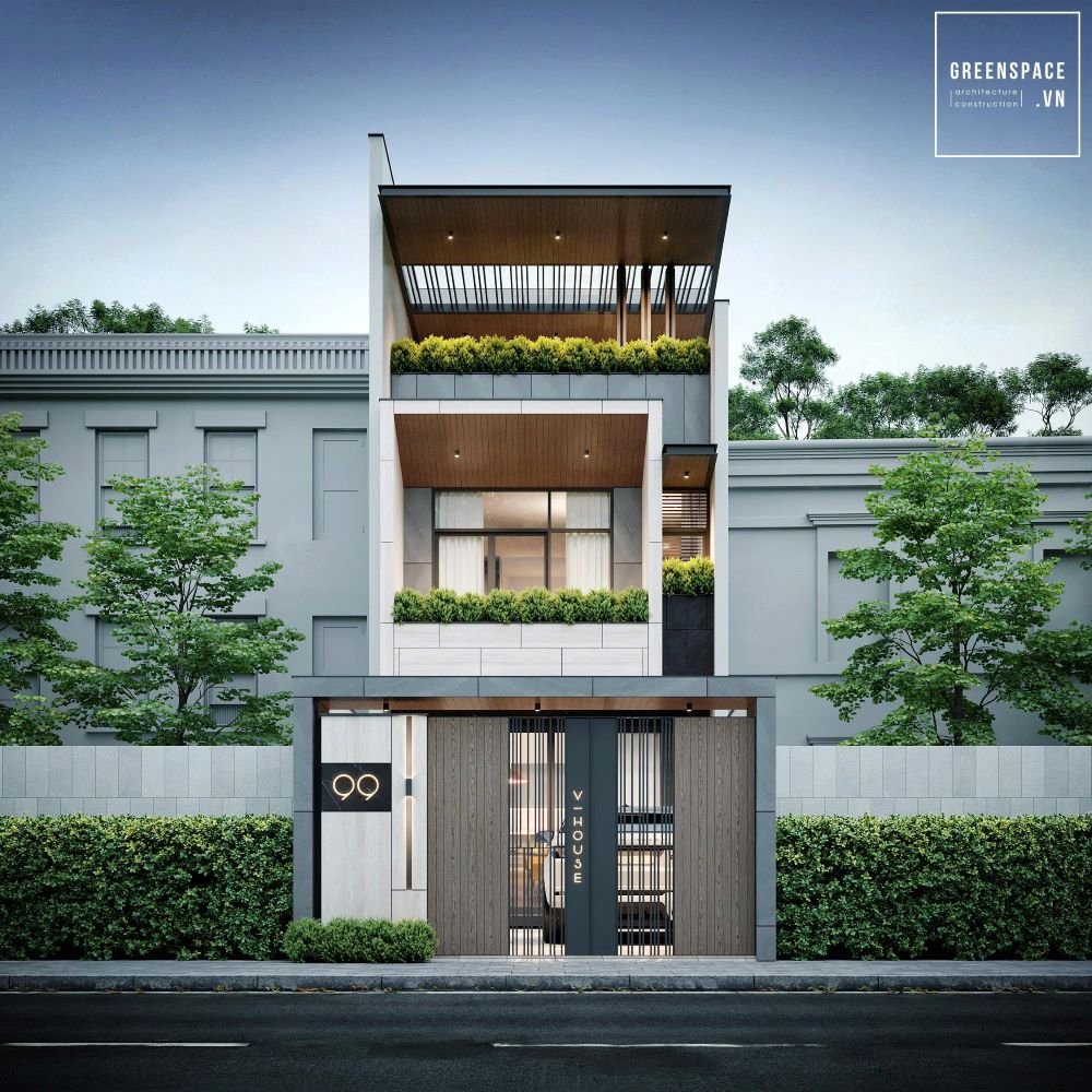 thiết kế nhà phố bình dương