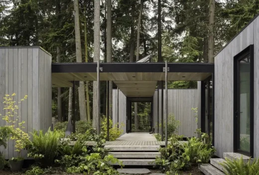 Whidbey Puzzle Prefab, Washington, USA home design