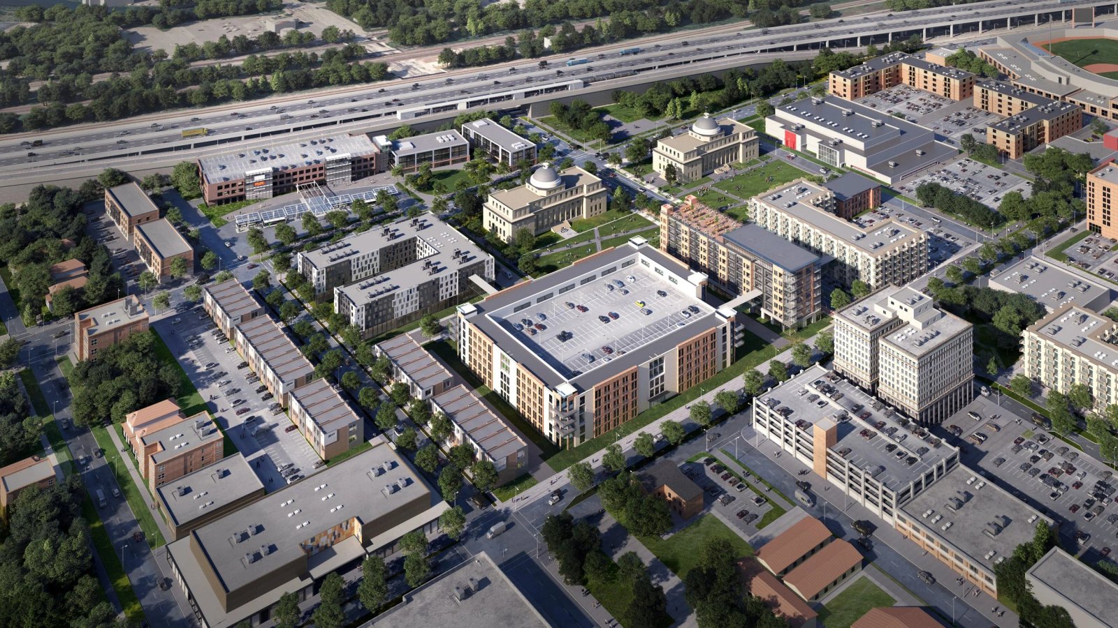 Ga tàu điện ngầm Gary và trung tâm thành phố TOD Visioning