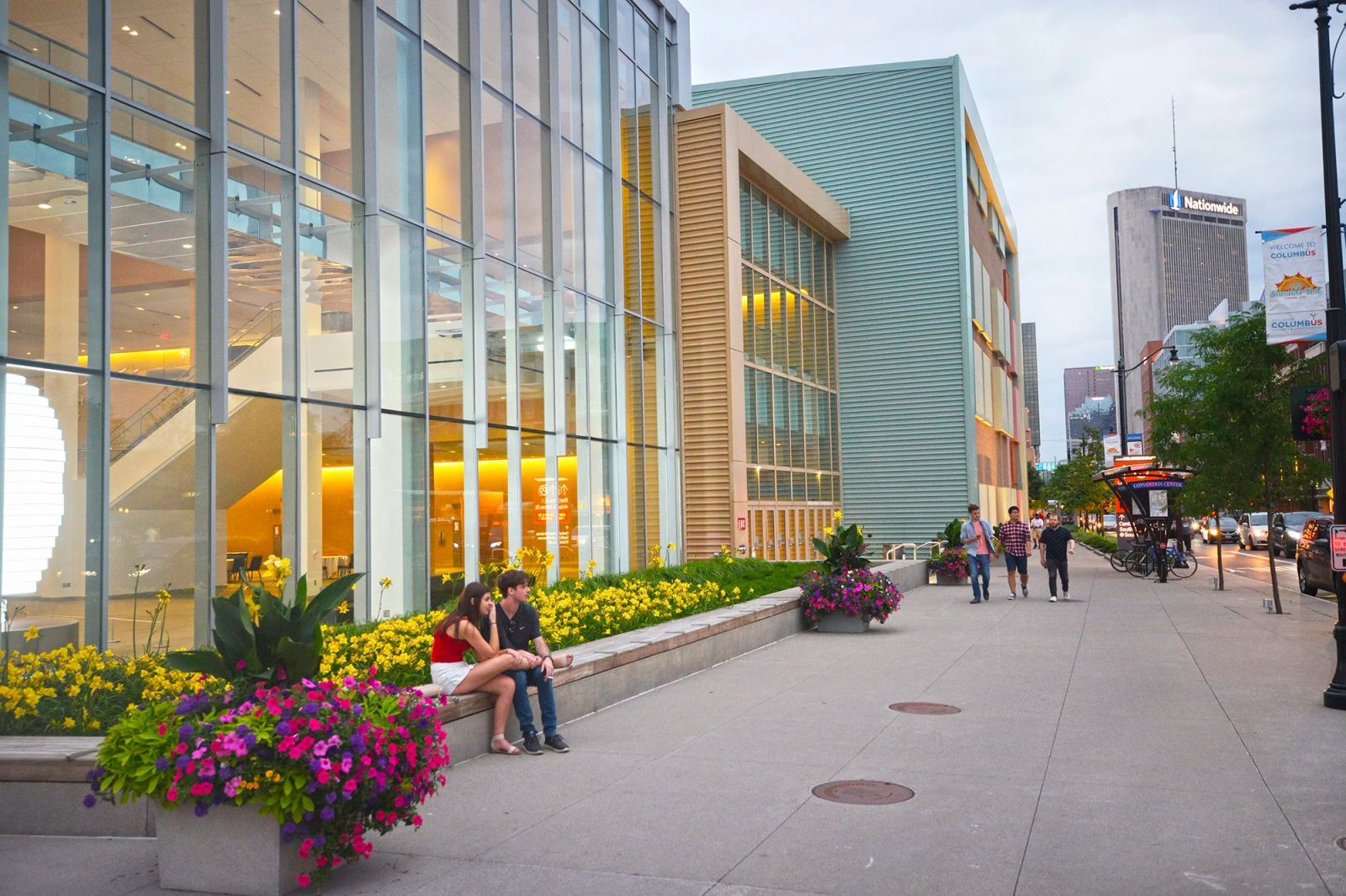 Mở rộng Trung tâm Hội nghị Columbus và Cảnh quan Đường phố