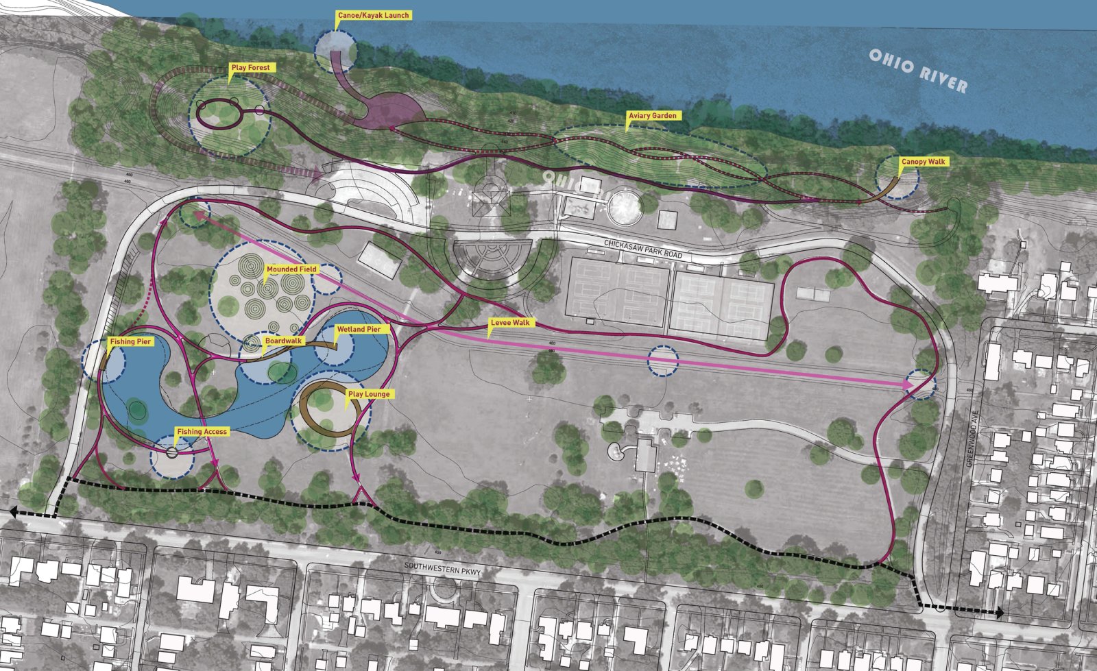 Quy hoạch tổng thể công viên Chickasaw