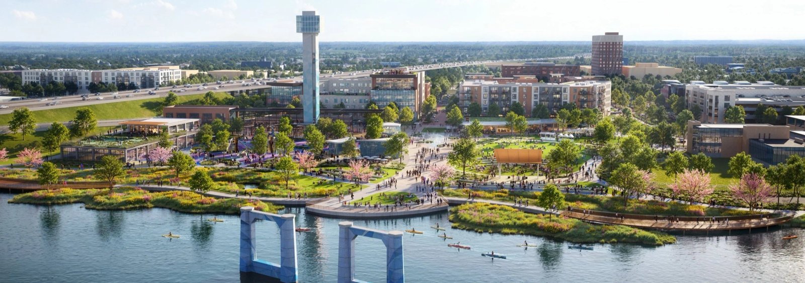 Kế hoạch trung tâm + bờ sông Moline