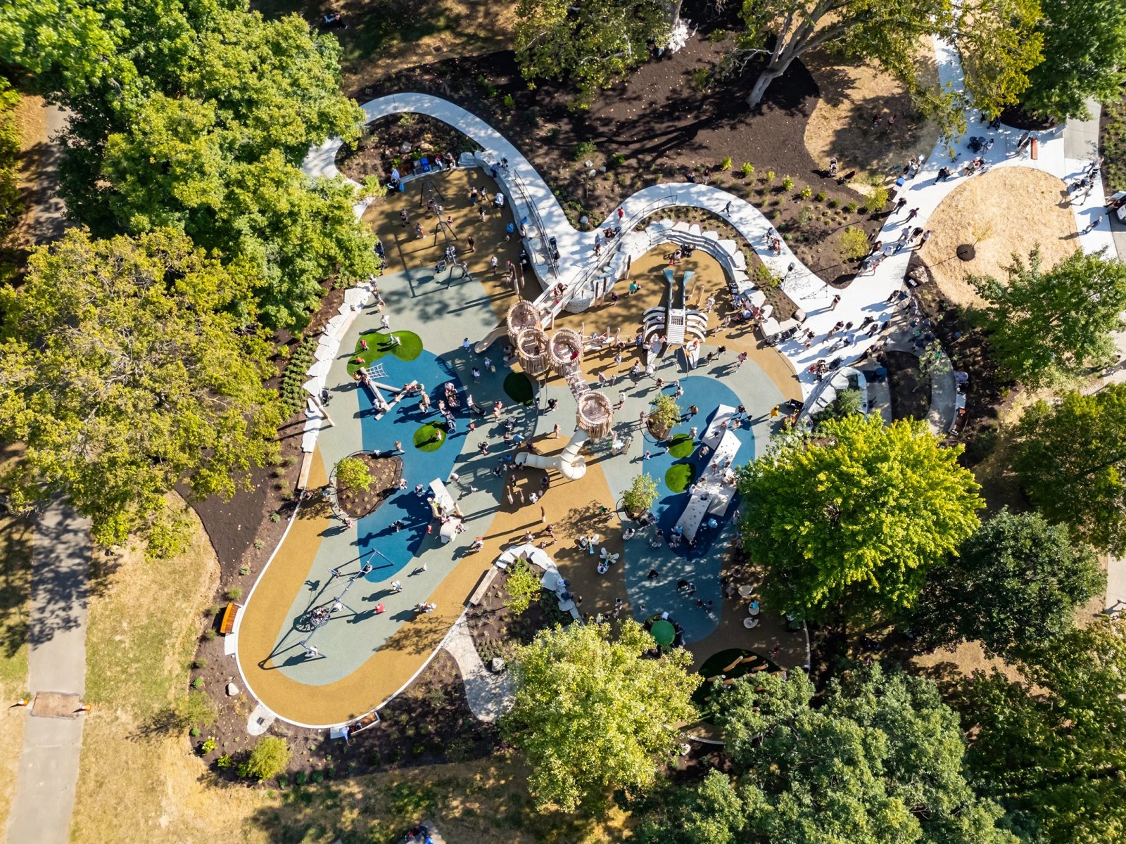 Các công viên lớn của Sân chơi Trung tâm Sharon Quận Hamilton