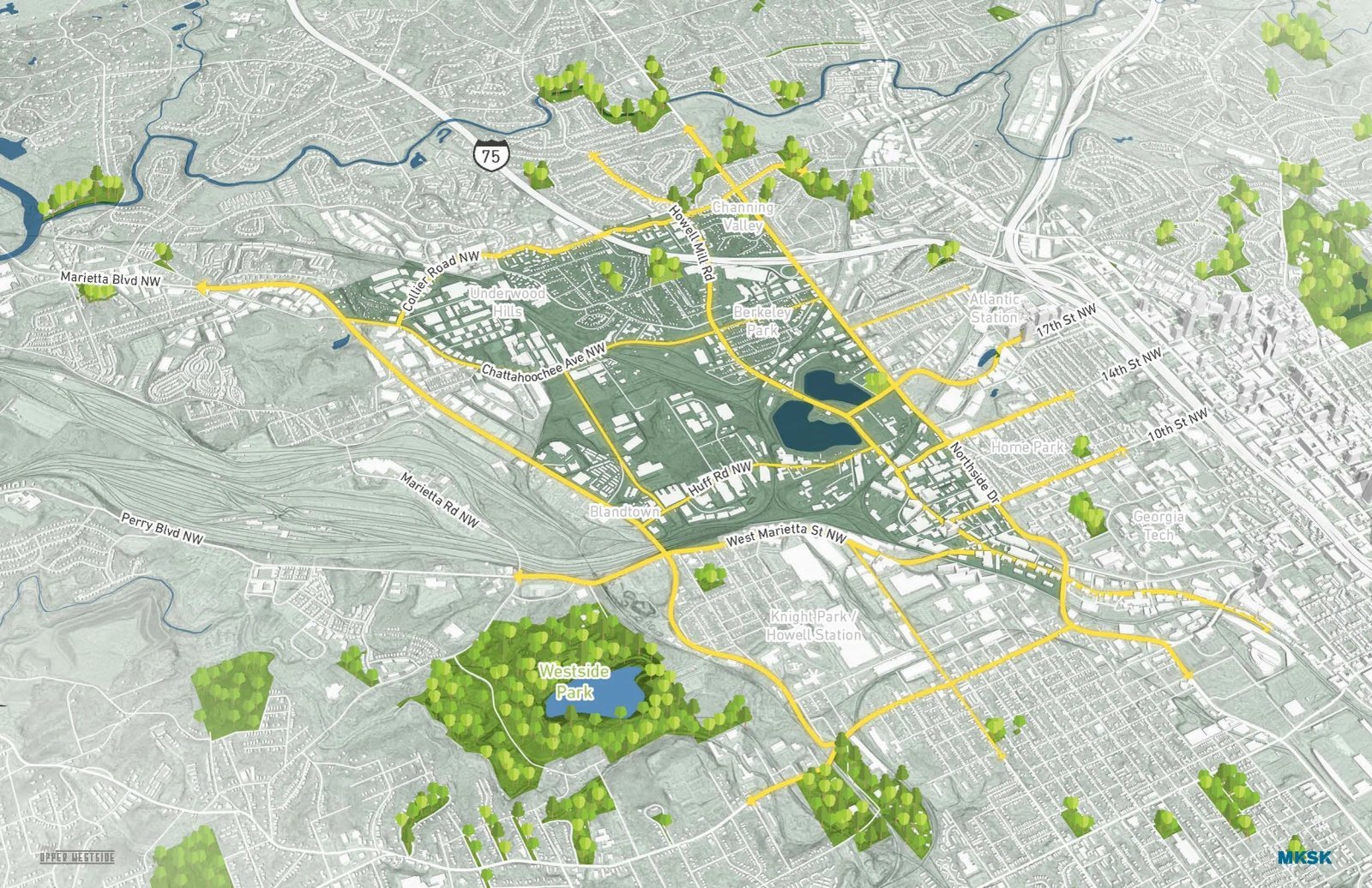 Quy hoạch Tổng thể Khu Cải thiện Cộng đồng Atlanta Upper Westside