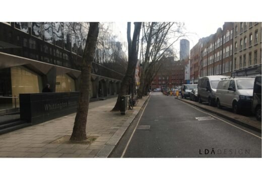 Alfred Place Gardens Camden, London trước đây