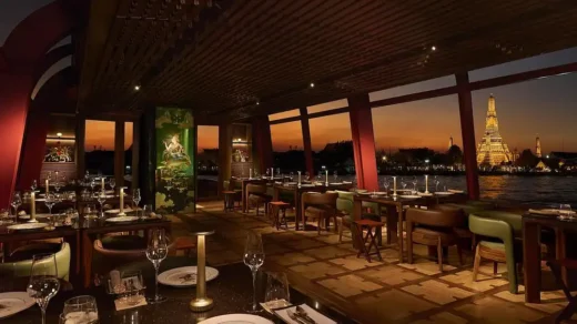 Du thuyền, quán bar và nhà hàng Apsara Sông Chao Phraya Bangkok