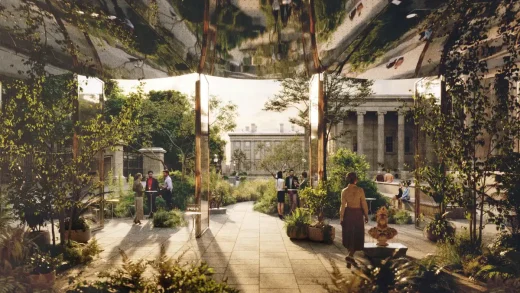 British Museum Visitor Welcome Pavilions Competition winner