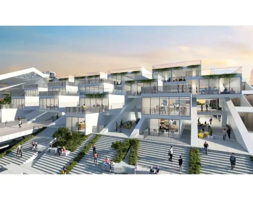 Thành phố trên đường vòng Brooklyn USA khu phức hợp