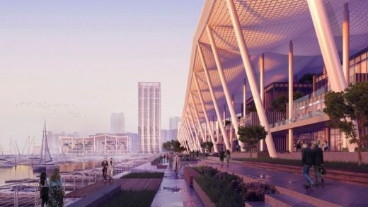 Khu phố ven sông Vịnh Cửu Châu Tòa nhà Chu Hải