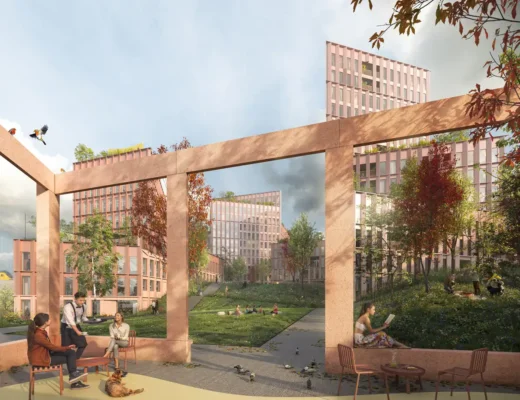 Tòa nhà Spark Utrecht và thiết kế cảnh quan đô thị